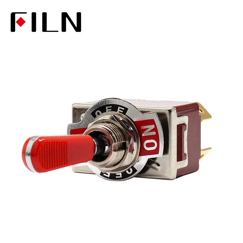 16A250VAC ON/OFF/ON ON/ON 3 Position Heavy Duty 6.3mm quick faston terminal car auto big toggle switch