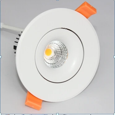 Free shipping AC100-240V 10W  Recessed led downlight bulbs CRI 80+ CREE COB downlight