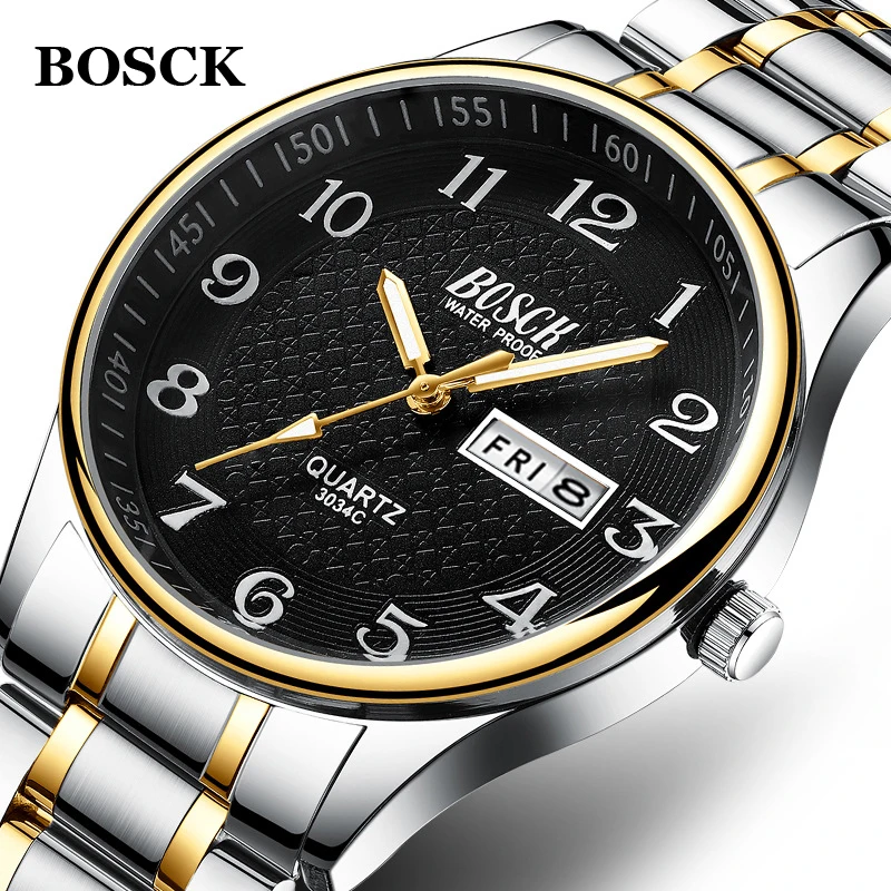 Relogio Masculino 2024 Men\'s Watch Luxury Full Steel Watches Fashion Quartz Wristwatch Waterproof Date Male Clock Relojes Hombre