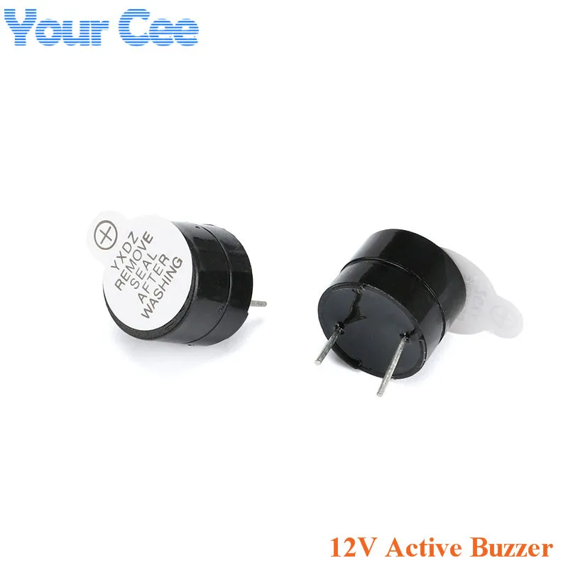 5pcs MINI 12V Active Buzzer Electromagnetic SOT Long Continous Beep Tone Alarm Ringer Piezo Buzzers Speaker