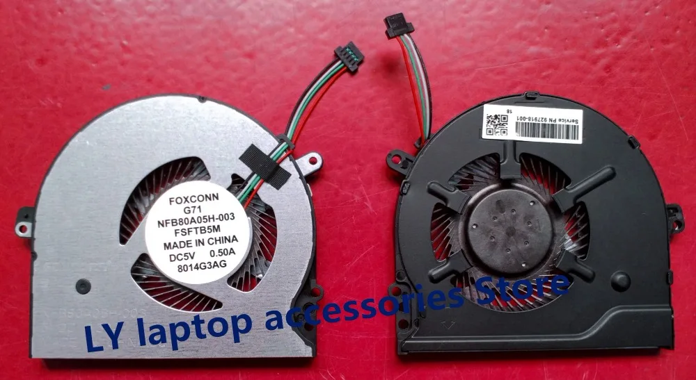 

For HP TPN-Q191 TPN-Q201 TPN-Q189 15-CC 15-CK 14-BK original laptop CPU Cooling Fan 4PIN