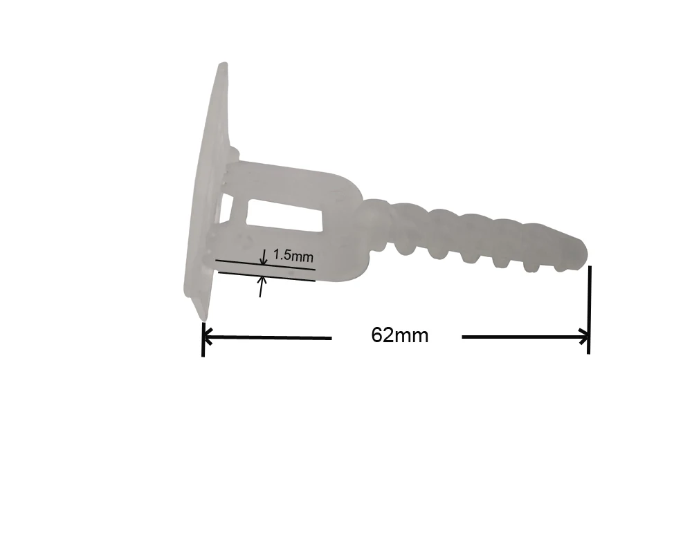 50pcs 1.5mm Ferramentas Manuais Tile Leveling System  Clips Spacers Tools for Home Construction