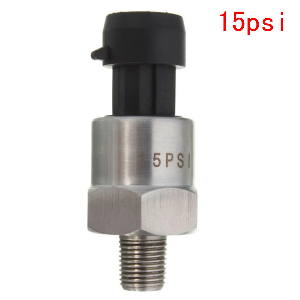 VEKKLA Pressure Transducer, Stainless Steel 0-4.5V NPT1/8”  Pressure Sender For Oil Air Water