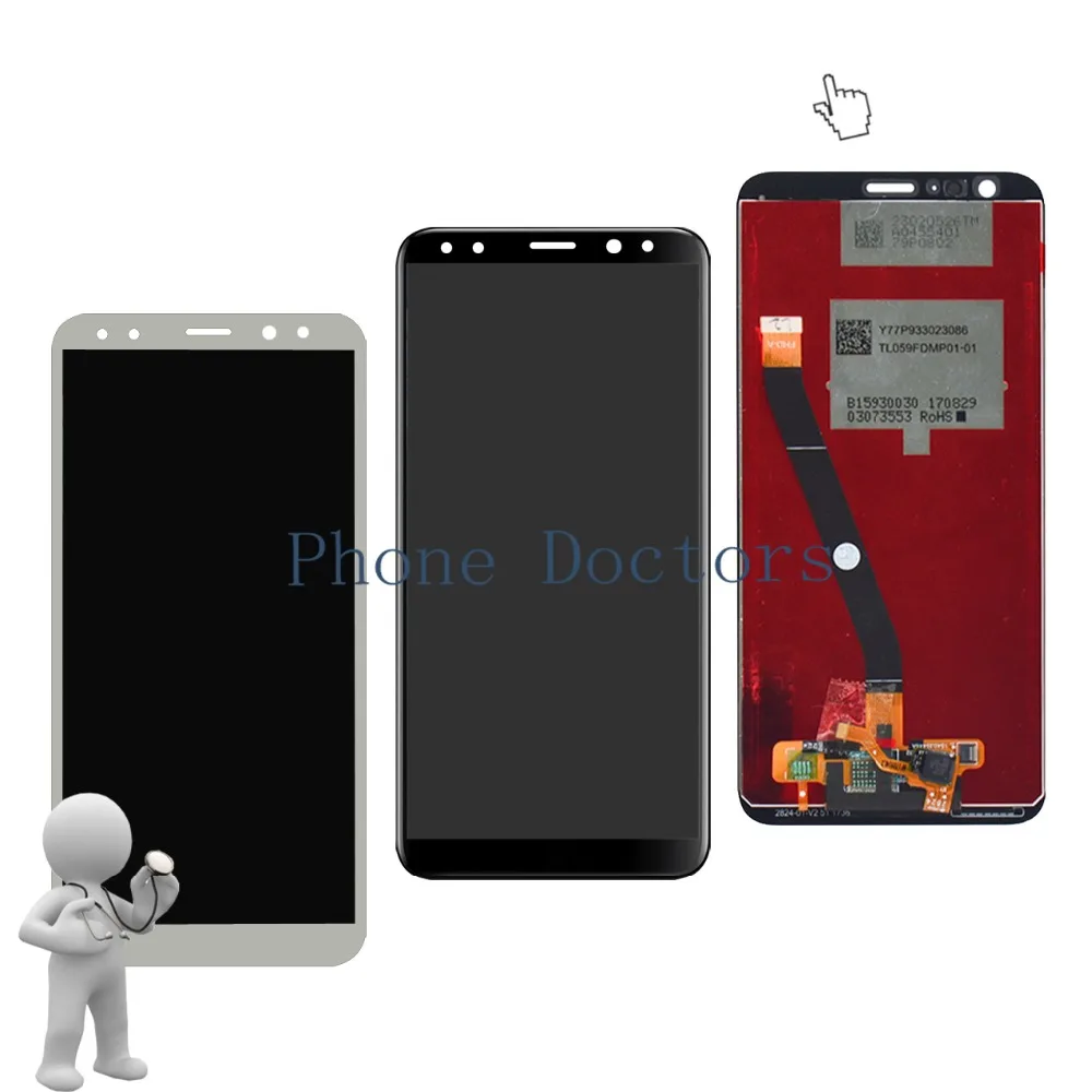 

5.9 inch Full LCD DIsplay + Touch Screen Digitizer Assembly For Huawei Honor 9i RNE-L02 / Nova 2i RNE-L22 ; New ; 100% Tested