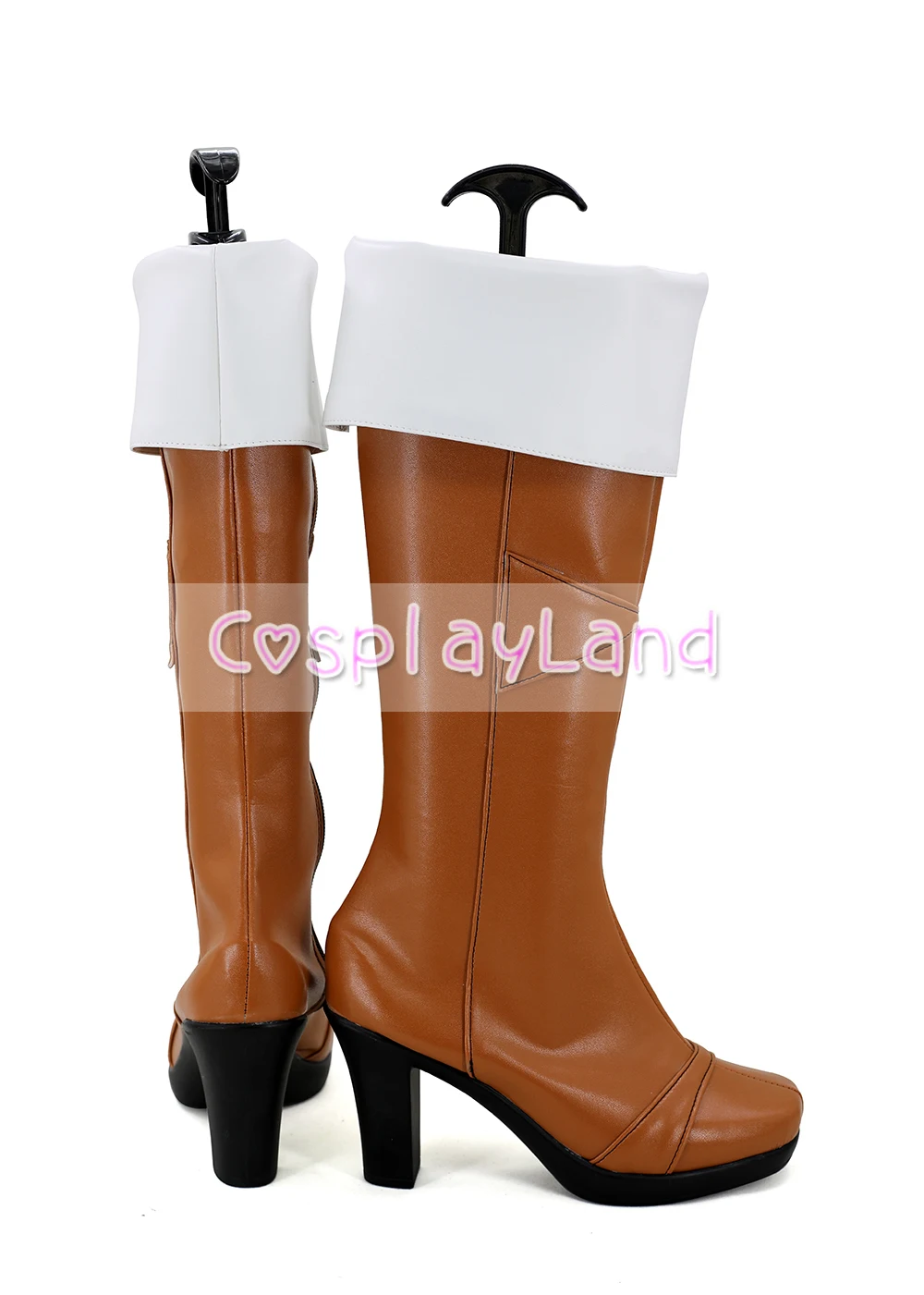 Jogo lamento konoe cosplay sapatos botas cosplay acessórios para homens sapatos feitos sob encomenda festa de halloween