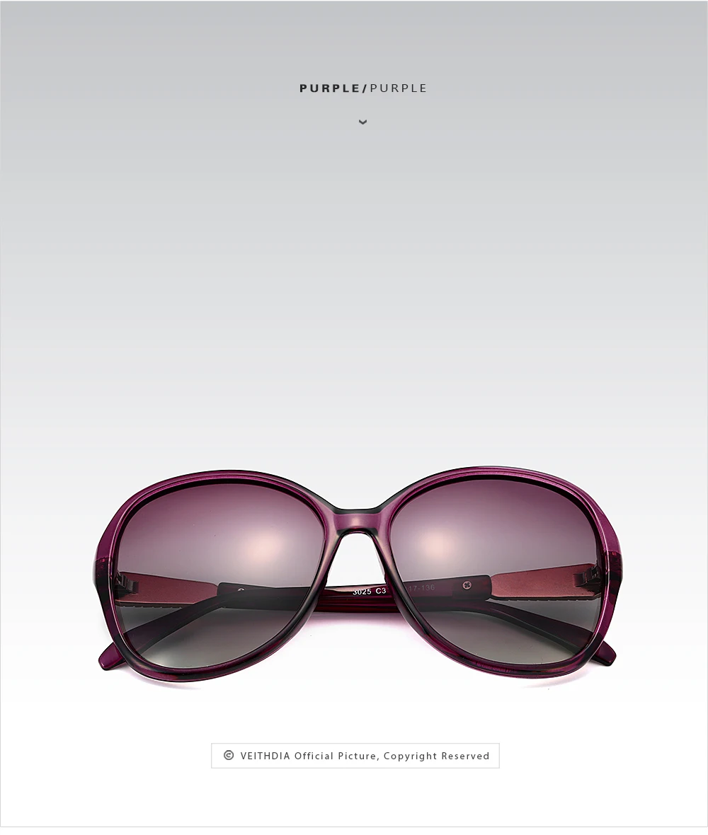 Veithdia retro mode sonnenbrille polarisiert uv400 luxus damen vintage designer frauen sonnenbrillen brillen für frauen v3025 – Detail 16