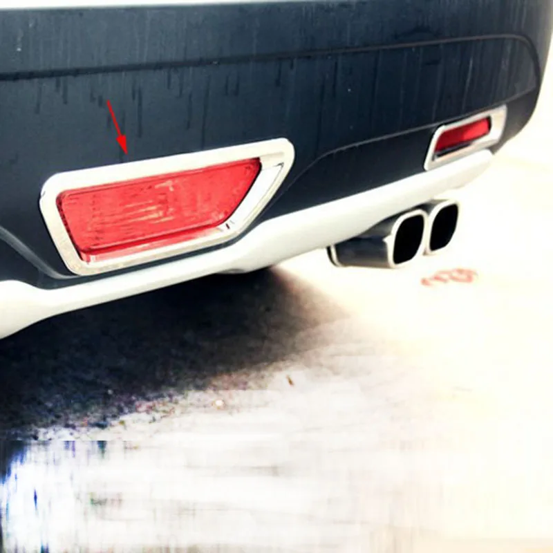 크롬 후면 안개 램프 커버, 스즈키 SX4 S-크로스 S 크로스 2014 2015 2016 2017 2018 자동차 스타일링 스티커 자동차 액세서리 3 개