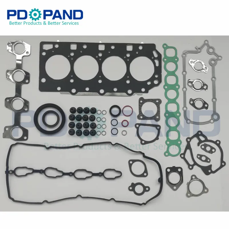 

D4CB Engine Overhaul Rebuilding Full Set Gasket Kits for Hyundai H-1 H200 Starex Porter 2497cc 2.5L & KIA Sorrento 2.5CRDI