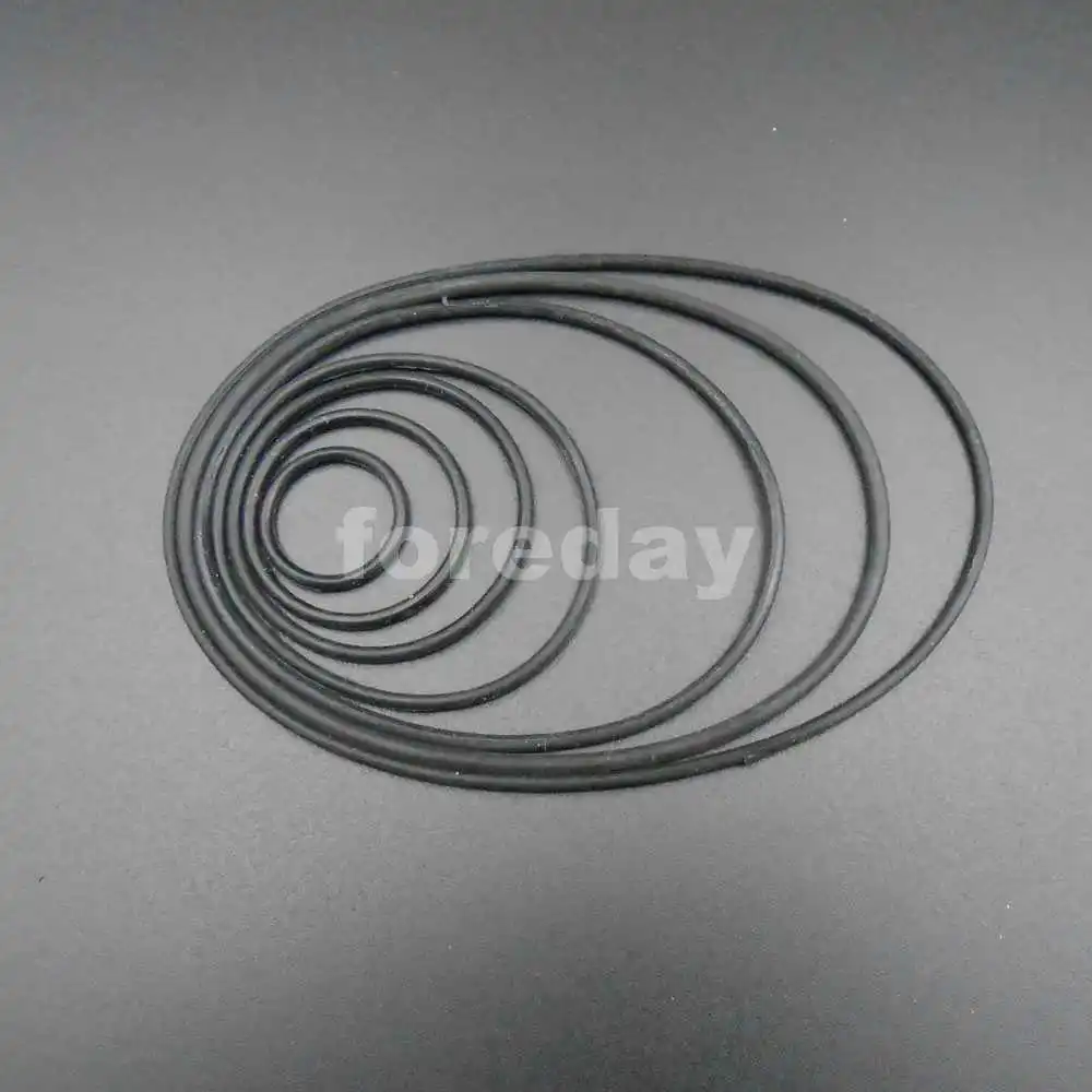 10PCS Silicone Rubber Belt Round Pulley Power Transmission Sprockets Belts 2MM 2.5MM 30MM 40MM 50MM 70MM 80MM 90MM 10PCS/LOT