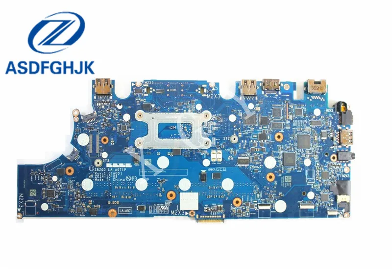 Laptop Motherboard LA-A971P for Dell Latitude E7250 Motherboard G9CNK 0G9CNK CN-0G9CNK i5-5300U 2.3 GHz DDR3L 100% Test ok