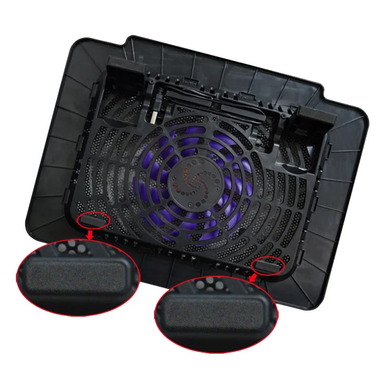 CoolCold Brand USB Super Ultra Thin Laptop Cooling Pad Notebook Radiator Fan Notebook Cooling Pad Laptop Cooler Pad