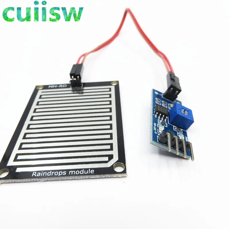 3.3-5V Rain Raindrops Detection Sensor Weather Humidity Module For arduino