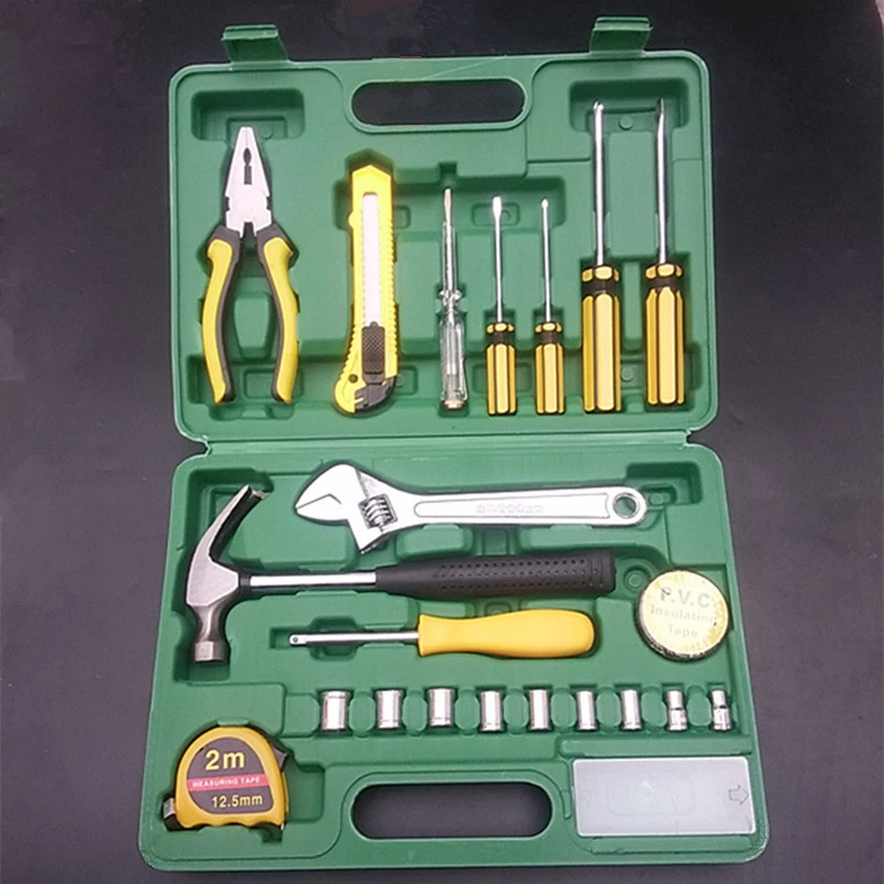 23 Sets of High Grade Combination Tool Multi-purpose for Installation Maintenance Hardware Tool Kit Repairing Tool Box