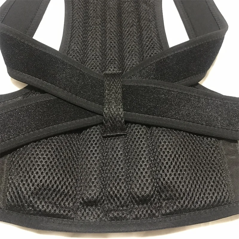 2020 Black Posture Corrector Scoliosis Back Brace Spine Corset Belt Shoulder Therapy Support Poor Posture Correction Belt Men