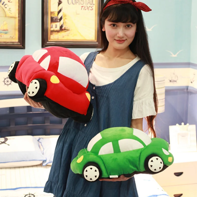 

Soft Stuffed Plush Toys Cute Beetle Car Dolls Children's Gifts Activity Gift Sleeping Cushion Pillows 4 Colors