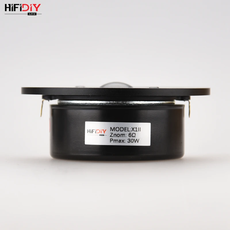 HIFIDIY LIVE X1IIS 4 inch 4.5 Tweeter Speaker Unit aluminum panel  transparent Silk membrane 6OHM30W Treble Loudspeaker 94~120mm