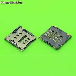 ChengHaoRan 2pcs New Sim Card Reader Holder Slot Tray Socket For iPhone 4 4S 5 5S 5C 6 6G 4.7