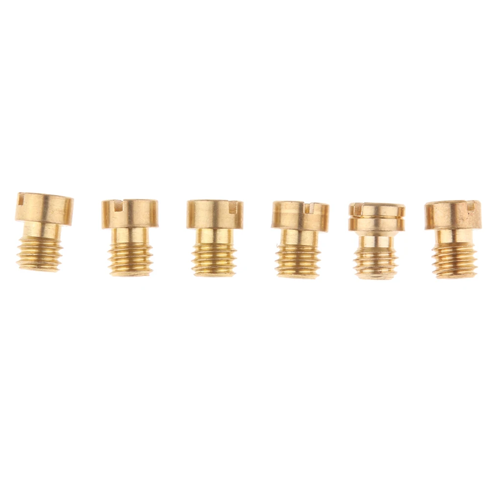dolity 6 Pieces Motorcycle Carburetor Repair Kit Main Jet Set 105 108 110 112 115 118 for PWK