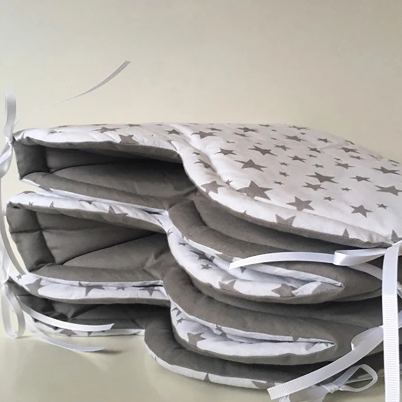 Baby Bed Bumper Cushion Crib Bumper Safety Protection Pad Baby Crib Cloud Style Cartoon Around Cushion YBD017