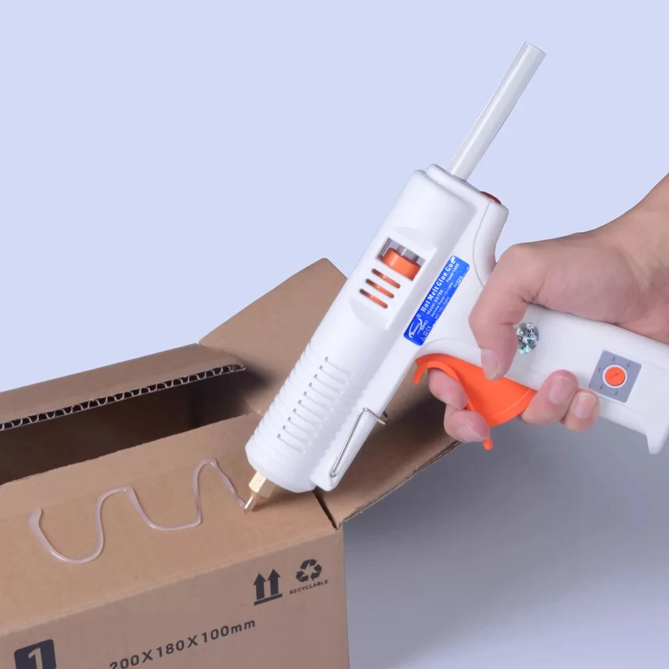 150W 100W Hot Melt Glue Gun with Temperature Control Thermostat 5 Free Glue Sticks for Home DIY Industrial Manufacture