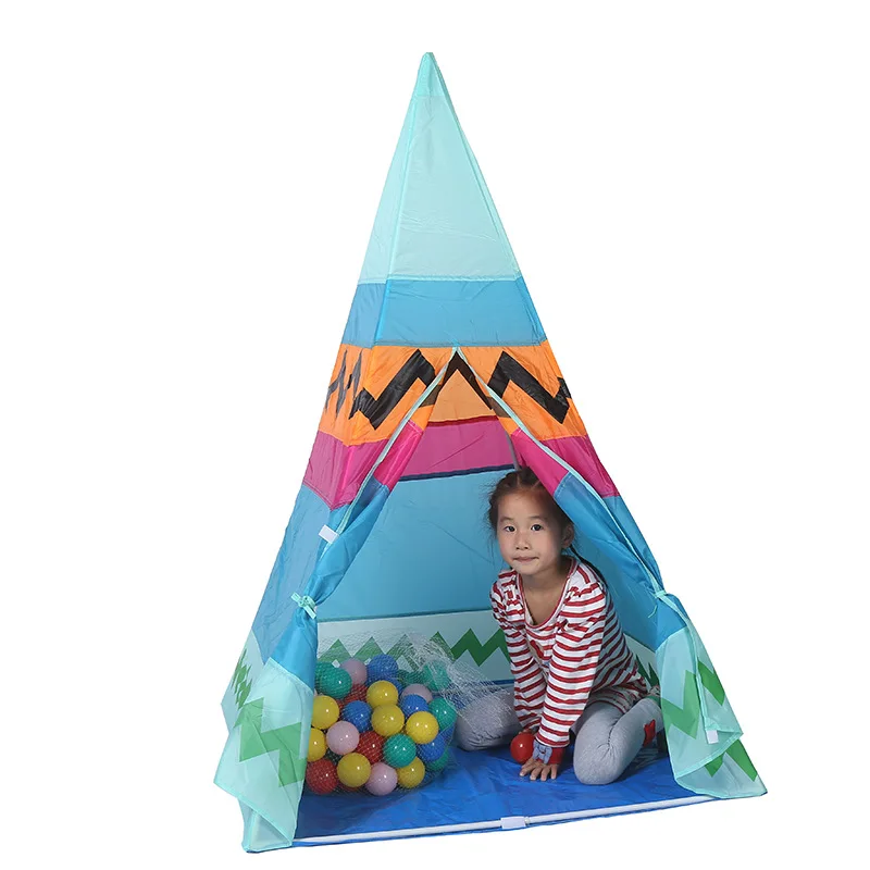 

The New Indian Children's Canvas Toy Tent Child Indoor Game House Children's Educational Tent Free Shipping