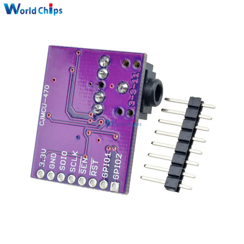 Si4703 Fm Rds Rbds Tuner Bordo di Sblocco Radio Digitale di Trasmissione Dati Modulo di Elaborazione per Arduino Avr Pic Arm con Spilli