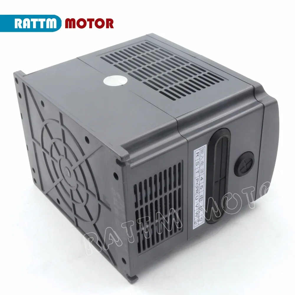 2.2KW 3KW 4KW 5.5KW 7.5KW Variable Frequency Driver VFD Inverter 3HP 220V for CNC router Spindle motor speed control