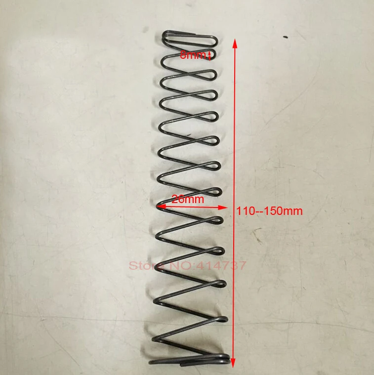 2pcs  Carbon steel 1.2mm wire Square compression spring 1.2mm wire micro spring compression spring pressure spring