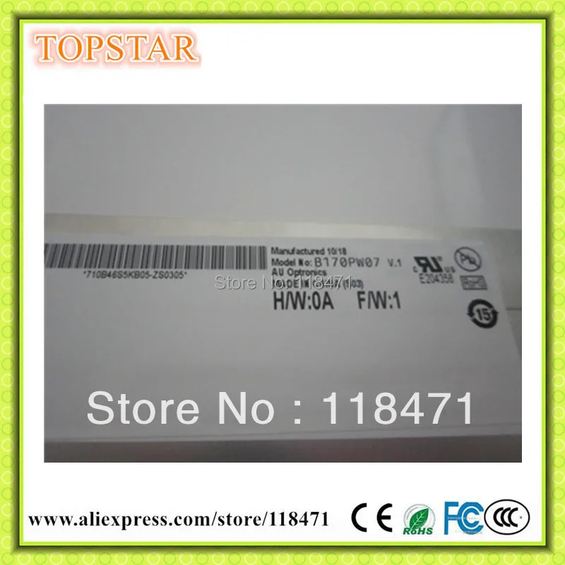 Original Notebook display B170PW07 V1 17.0