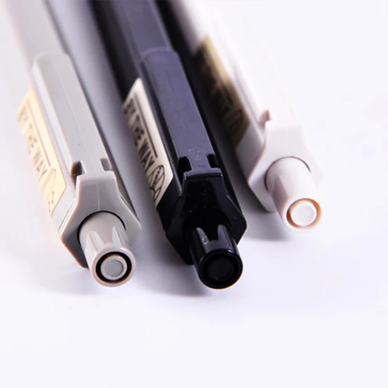 1pcs 0.5mm 0.7mm Simple STYLE Automatic Pencil Student Press Type Movable Mechanical Pencil School Supplies Stationery