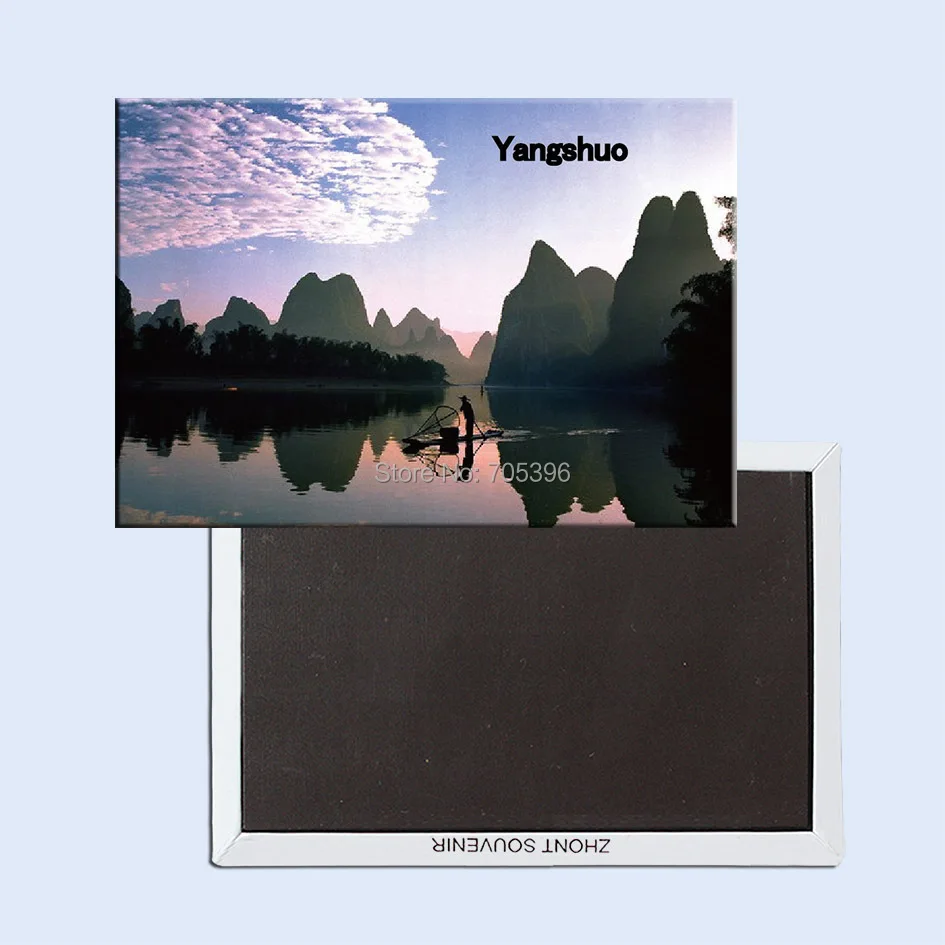 

World Souvenir Magnets Home Decor Stickers,Yangshuo Tourism Fridge Magnet 510 Wholesale accept