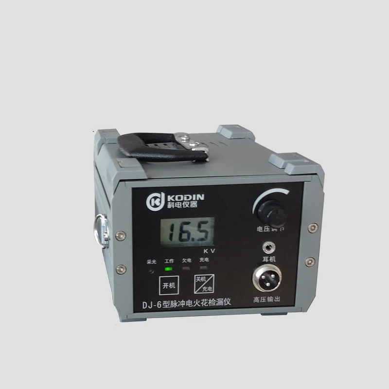 

New DJ-6B Holiday Detector Meter 0.05m-10mm 0.6KV-30KV Spark Leak Detector