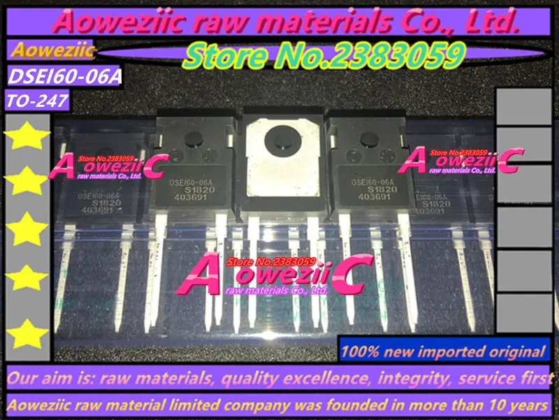 Aoweziic  2018+ 100% new imported original  DSEI60-06A  DSE160-06A TO-247 fast recovery diode 60A 600V