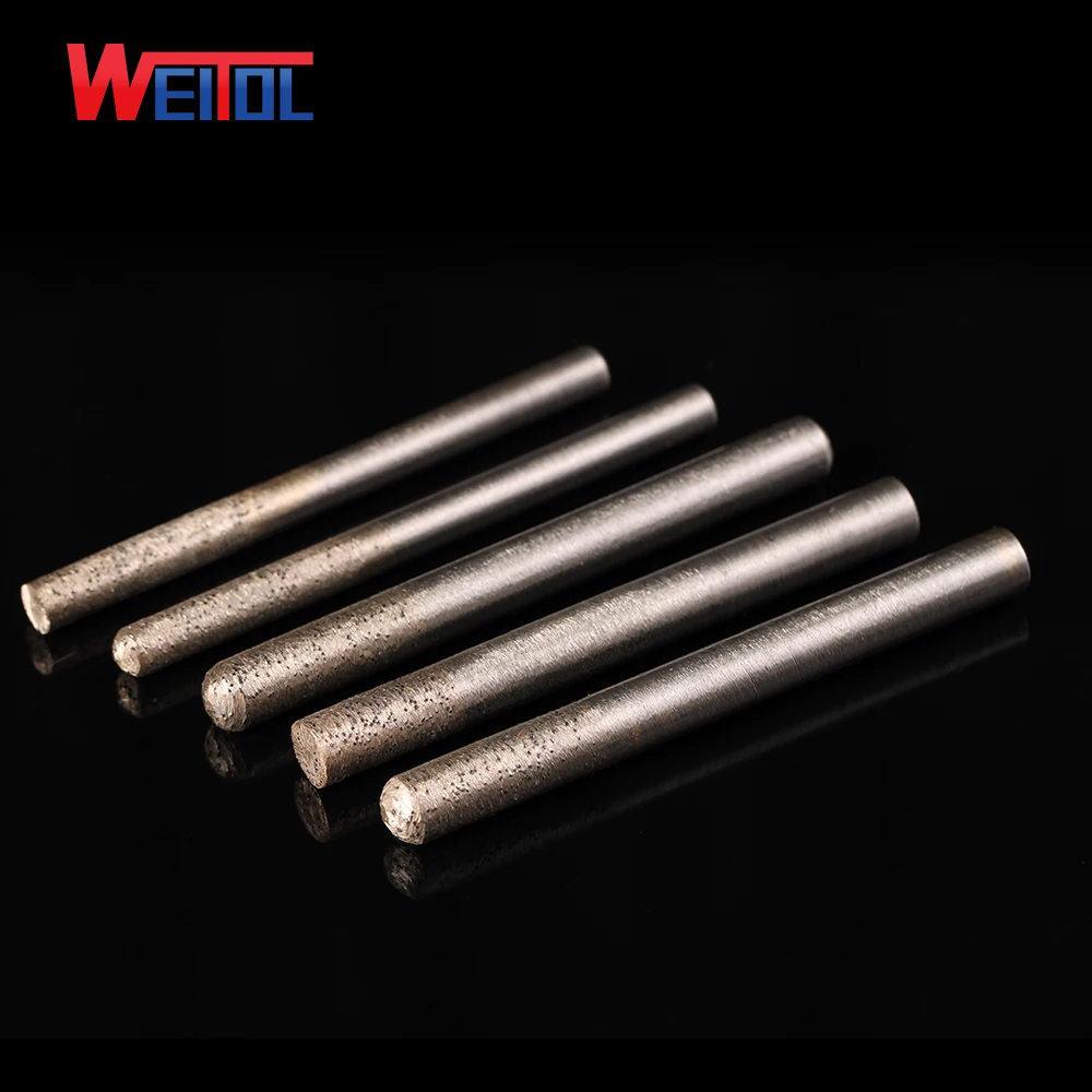 Weitol flat bottom ball nose stone engraving bits Sintered stone carving tools diamond router bits