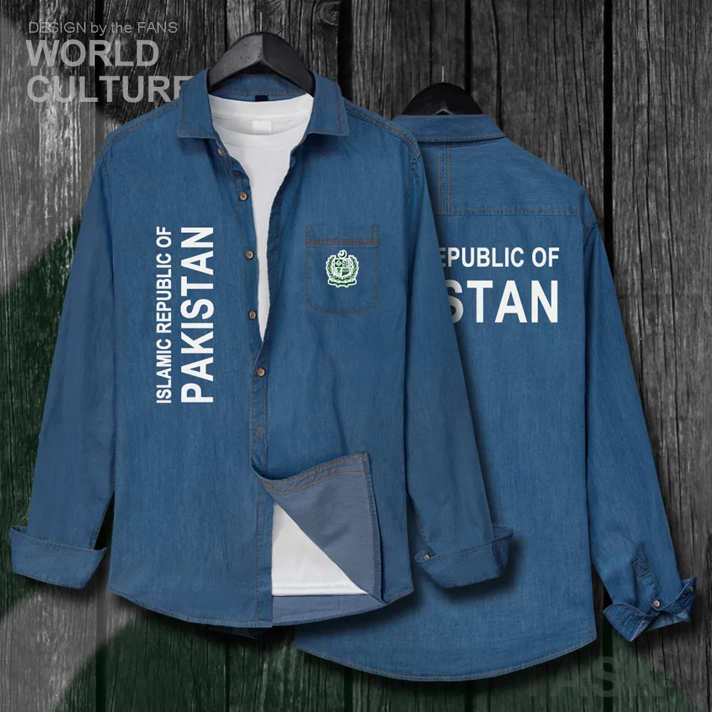 

Pakistan PAK Pakistani Islam Jeans Men Autumn Jacket Turn-down Collar Jean Shirt Long Sleeve Cowboy Coat Fashion Clothes Tops 20