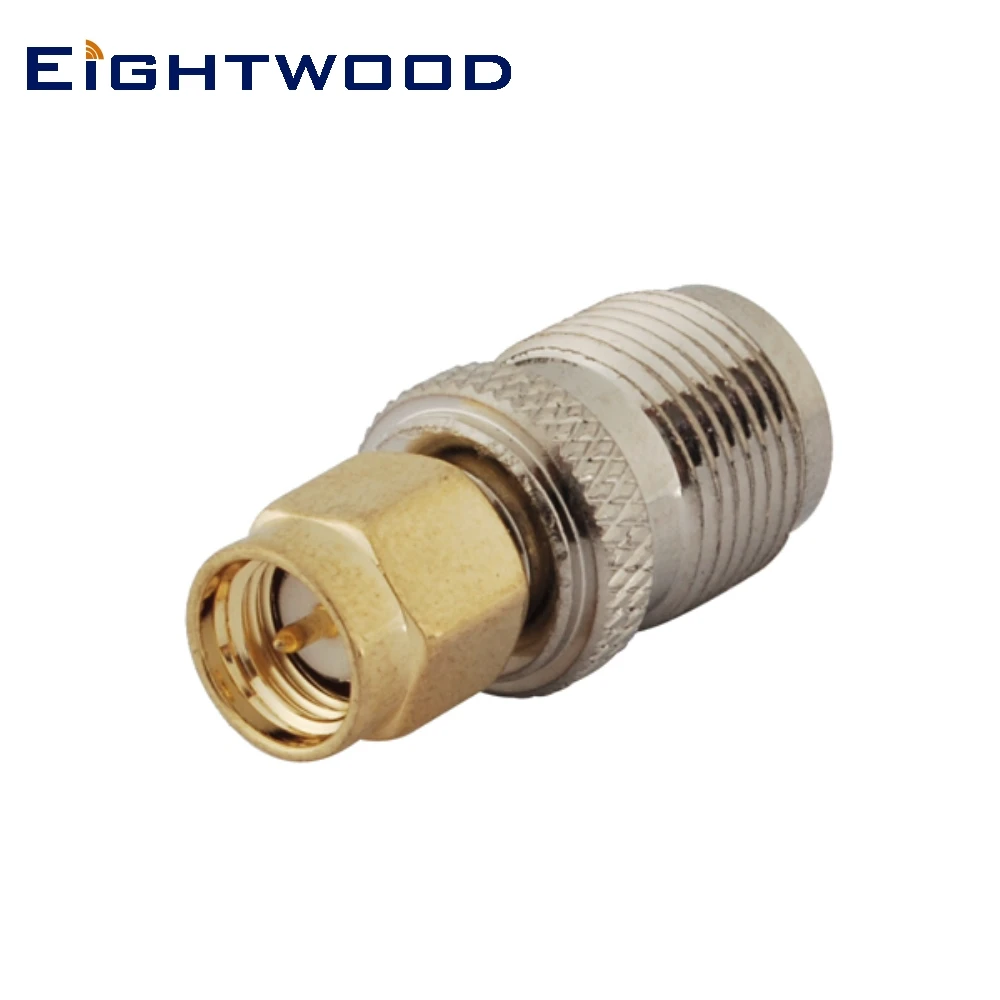 

Eightwood 5PCS SMA to TNC RF Coaxial Adapter SMA Plug Male to TNC Jack Female RF Coax Connector Straight Between Series 50 Ohm