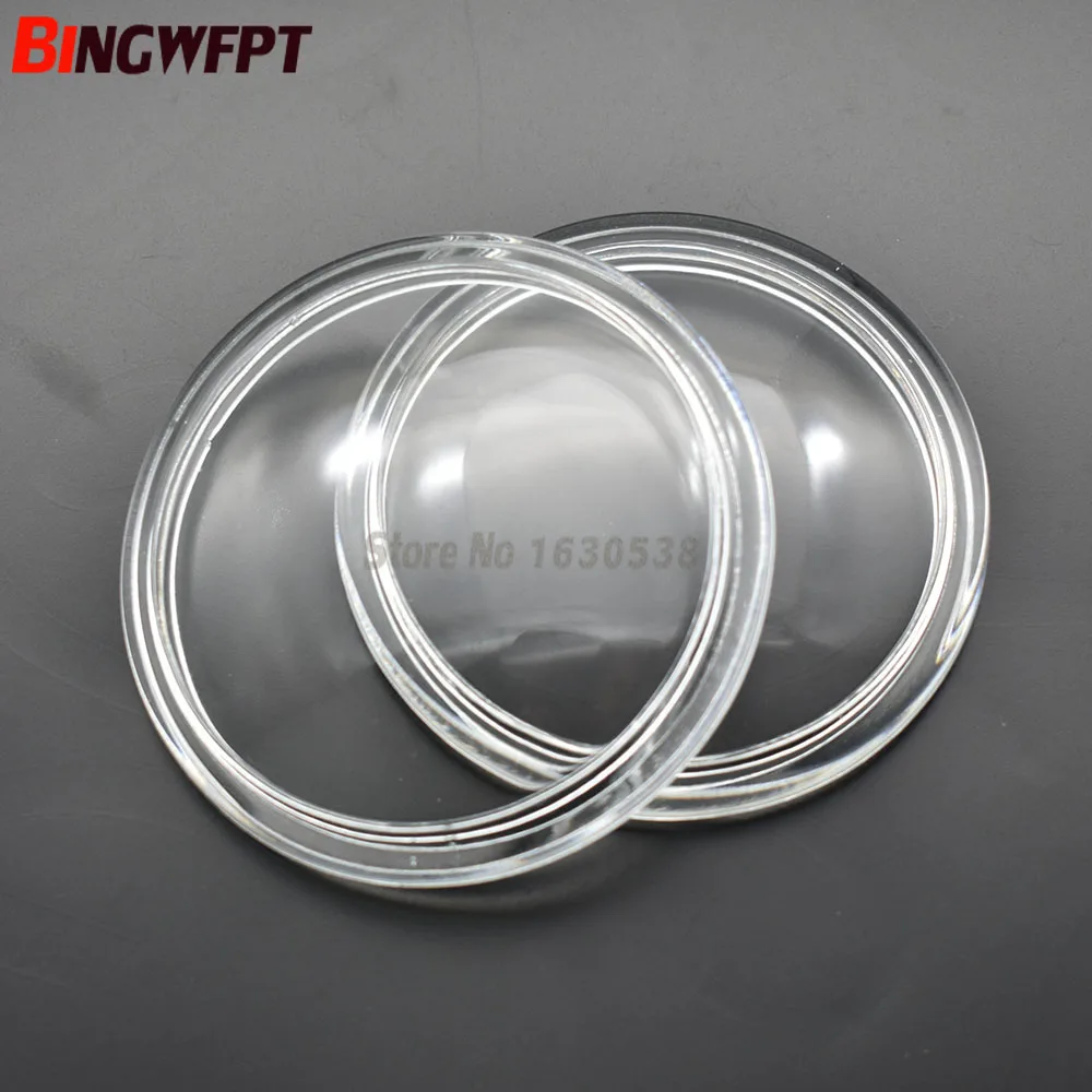 2pcs/lot Round Diameter 90mm Fog Lamps Lights Tempered Glass Anti-fog Glass For Renault Laguna Latitude Duster Clio Sandero