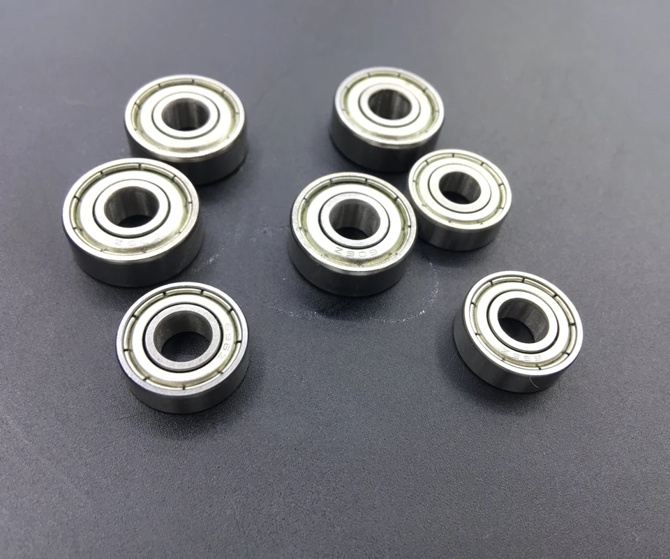 Free shipping! 10pcs/lot 3D Printer Parts high quality deep groove ball bearing 625 zz 2rs miniature ball bearing 5x16x5mm