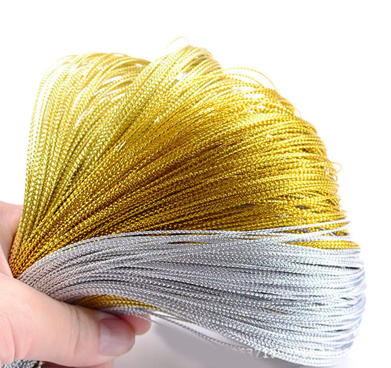 1000 yards Metallic Silver Gold Purl Wire Coil Bullion Cord Craft Jewelry 1.0mm DIY