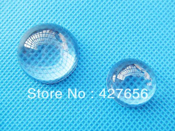 20pcs 20mm Round Hemisphere/Half-Sphere Clear/ Transparent Dome Glass Cabochons/Cover Cab,for Photoes/Picture,fit Base Setting