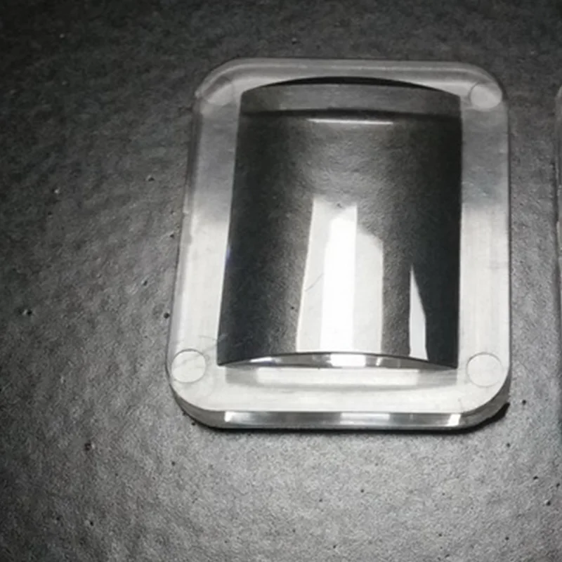 35MM Narrow light  lens square shape four corners of the light lens plano convex projector light  lens