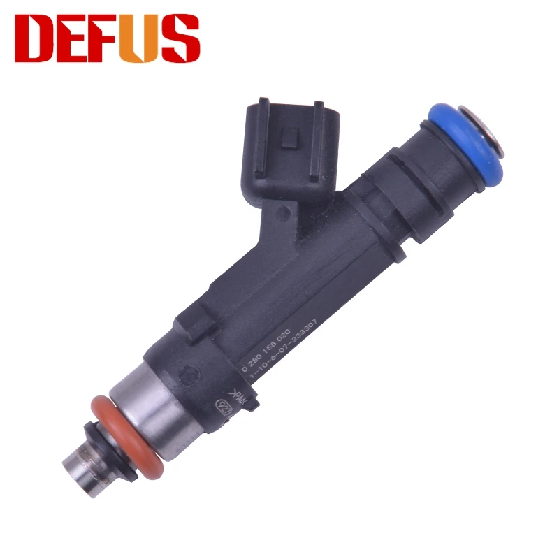 4x 0280158020 Fuel Injector Injection Nozzle For Dodge Dakota Jeep Nitro Ram 1500 Liberty Raider 3.7 04-12 53032701AA