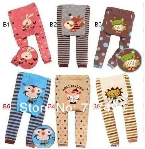 Hooyi baby girl pants cartoon pp warmers cotton legging tights animal baby boy clothes pants girls underpants 80 90 95