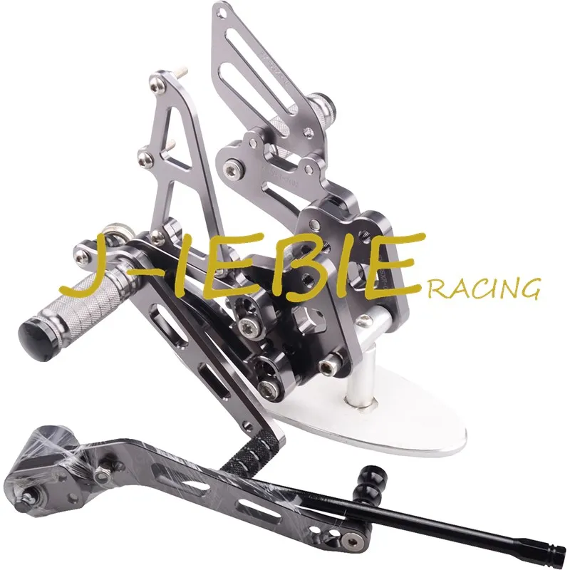 CNC Racing Rearset Adjustable Rear Sets Foot pegs For Suzuki GSXR 600 750 GSXR600 GSXR750 2006 2007 2008 2009 2010 K6 TITAINUM