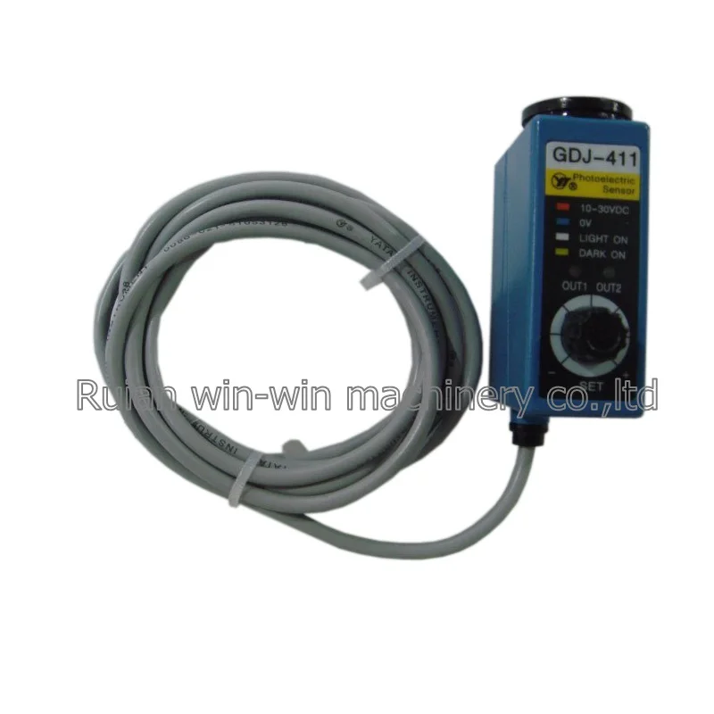 

2pcs GDJ-411BG GDJ-411W photoelectric switch photocell sensor for bag making machine