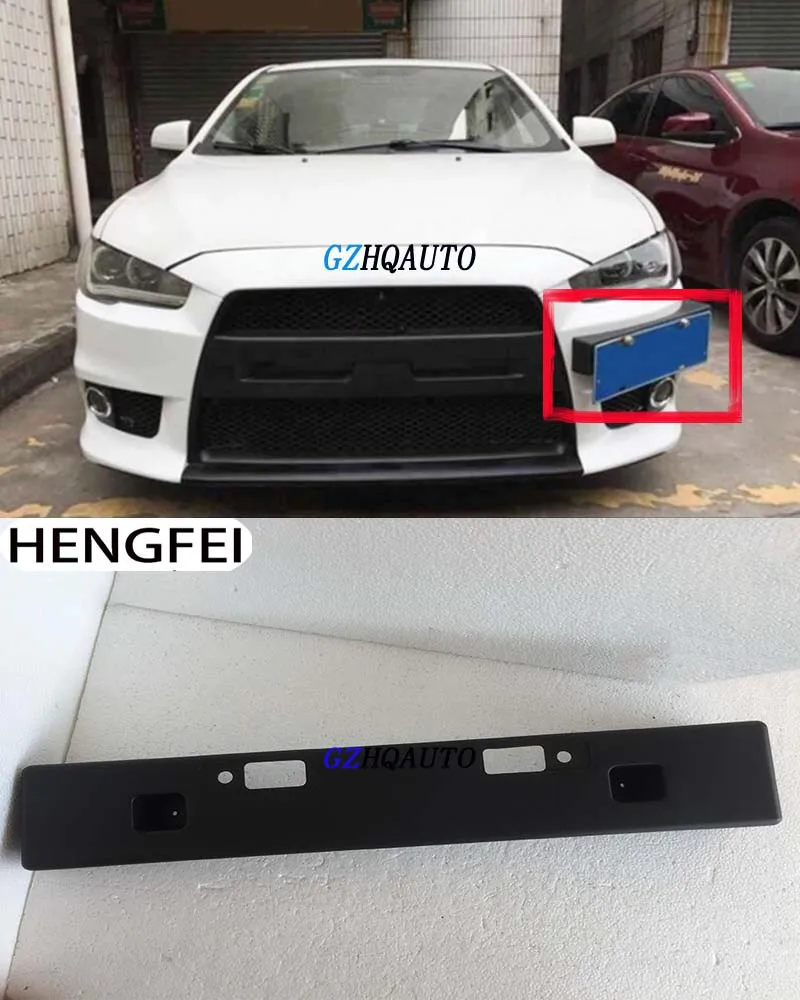 Car Accessories License Frame For Mitsubishi Lancer EX Modified Evo Surrounded Special License Plate Frame