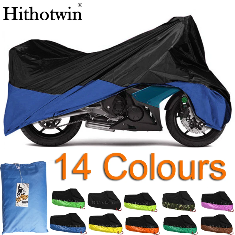 14 colors waterproof motorcycle cover Outdoor Uv Protector Rain Dustproof Scooter Covers for GSX-R600 GSX-R750 GSX-R1000