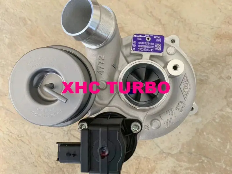 NEW GENUINE Borgwarne*r K03 53039700743 53039700422 Turbo Turbocharger for PEUGEOT 508 4008 5008 DS5 DS6 Citroen EP8FDT 1.8THP