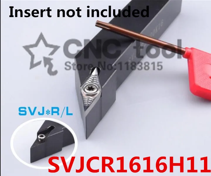 SVJCR1616H11/ SVJCL1616H11, режущий инструмент для токарного станка с ЧПУ, внешний держатель инструмента S-Type SVJCR/L