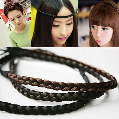 2022 Fashion Braid Wig Headband Hairband Hair Accessories Head Jewelry Wedding Hair Jewelry